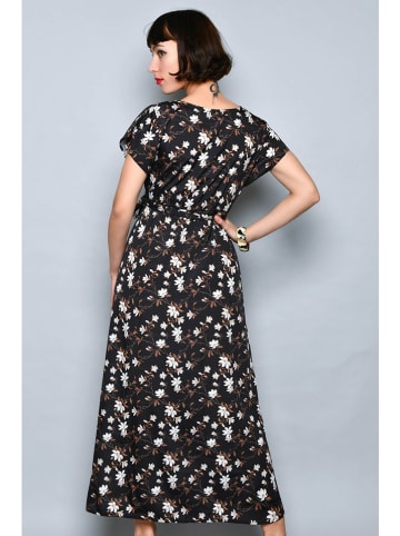 Tarifa Kleid in Schwarz/ Bunt