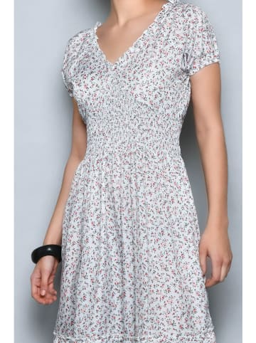 Tarifa Kleid in Weiß/ Bunt