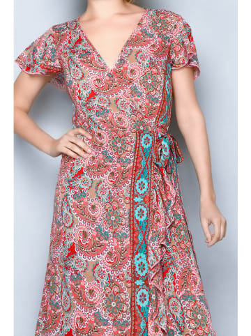 H.H.G. Sukienka w kolorze jasnoróżowym ze wzorem