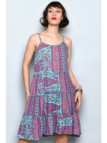 H.H.G. Sukienka w kolorze turkusowo-fioletowym