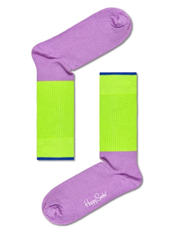 Happy Socks Sokken lila/groen