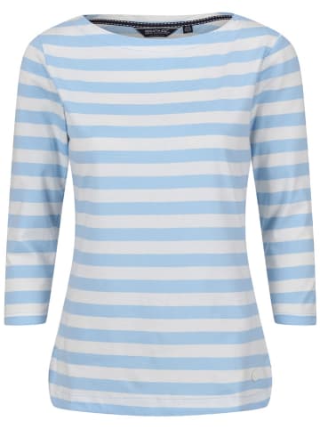 Regatta Longsleeve "Bayla" in Hellblau/ Weiß