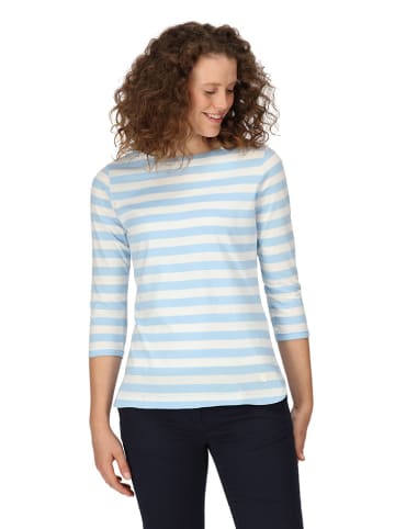 Regatta Longsleeve "Bayla" in Hellblau/ Weiß