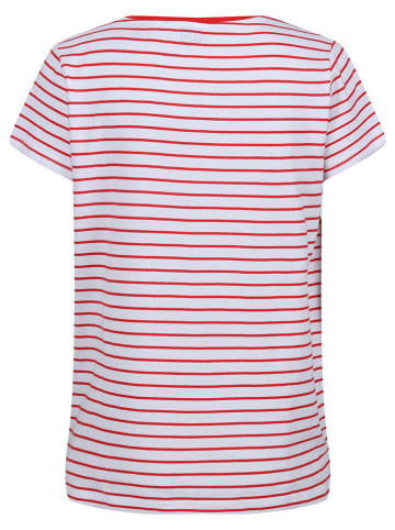 Regatta Koszulka "Odalis II" w kolorze czerwono-białym