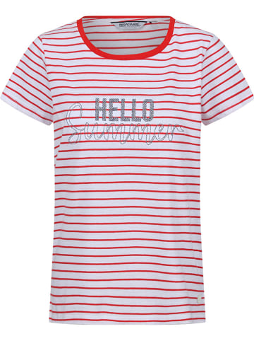 Regatta Shirt "Odalis II" rood/wit