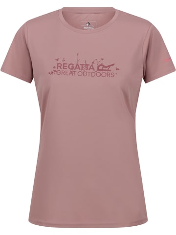 Regatta Koszulka funkcyjna "Fingal VII" w kolorze szaroróżowym