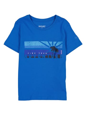 Regatta Koszulka "Bosley VI" w kolorze niebieskim