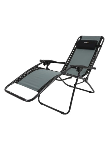 Regatta Składane krzesło "Colico" w kolorze szaro-czarnym - 110 x 65 cm