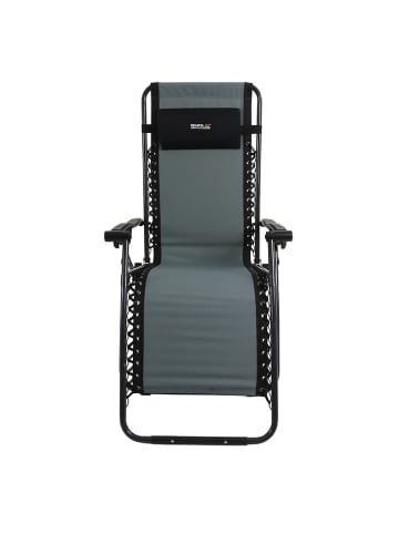 Regatta Składane krzesło "Colico" w kolorze szaro-czarnym - 110 x 65 cm