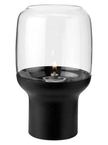 Stelton Öllaterne "Hoop" in Schwarz - (H)17 x Ø 10 cm