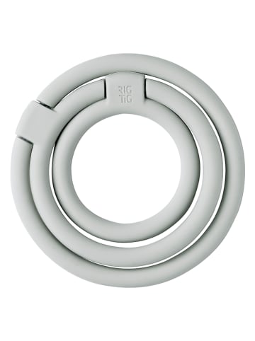 RIG-TIG Podkładka "Circles" w kolorze szarym - Ø 13 cm