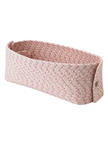 RIG-TIG Brotkorb "Knit it" in Rosa - (B)30 x (H)10 x (T)15 cm
