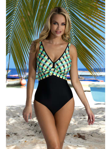 Verano Badpak "Manola" zwart/groen