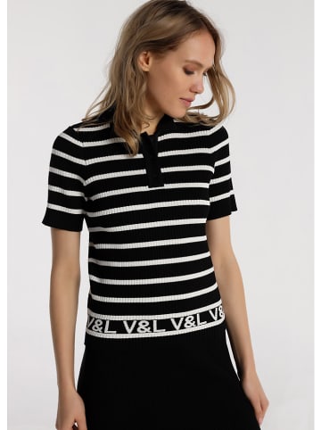 Victorio & Lucchino Shirt zwart/wit