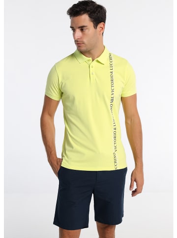 Victorio & Lucchino Koszulka polo w kolorze żółtym