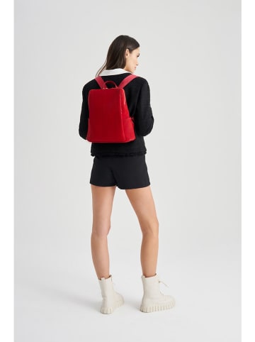 Lucky Bees Rucksack in Rot - (B)30 x (H)35 x (T)13 cm