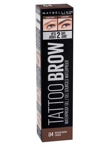 Maybelline Wenkbrauwgel "Tattoo Brow Waterproof - 04 Medium Brown", 5 ml
