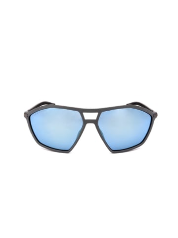 Hugo Boss Męskie okulary przeciwsłoneczne w kolorze szaro-niebieskim