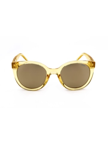 Hugo Boss Damskie okulary przeciwsłoneczne w kolorze żółtym