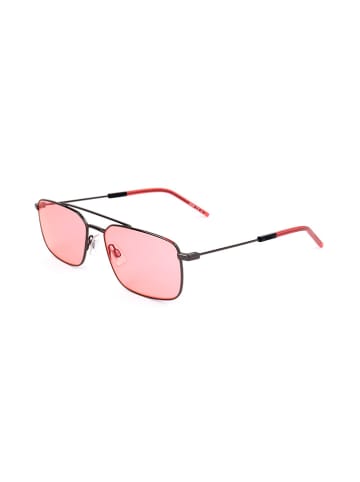HUGO Herren-Sonnenbrille in Schwarz/ Rot