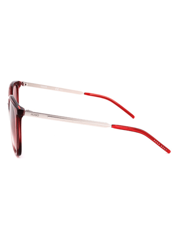 HUGO Damen-Sonnenbrille in Rot/ Silber