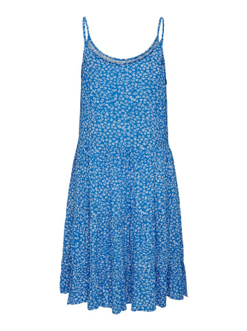 ONLY Kleid "Maj Life" in Blau/ Weiß