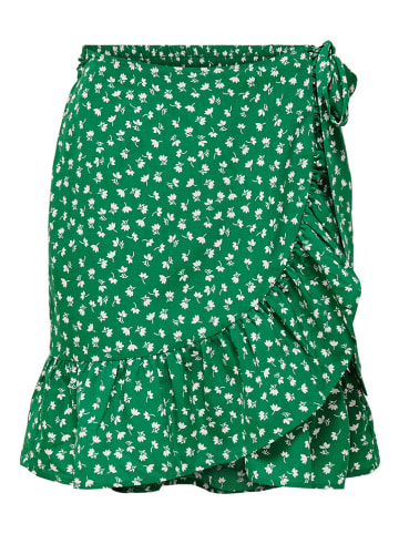 ONLY Spódnica "Olivia" w kolorze zielono-białym