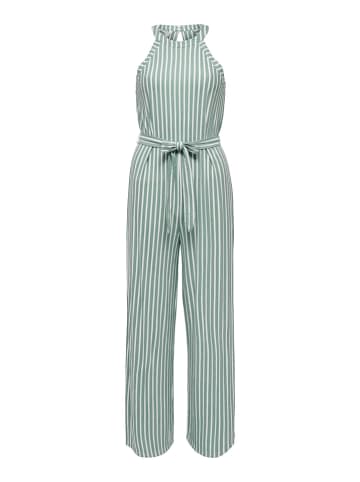 ONLY Jumpsuit "Sharon" groen/wit