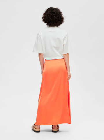 SELECTED FEMME Spódnica w kolorze pomarańczowym
