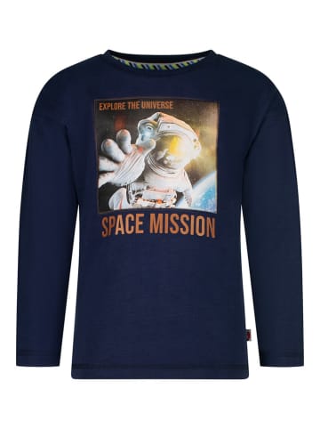 Salt and Pepper Longsleeve in Dunkelblau