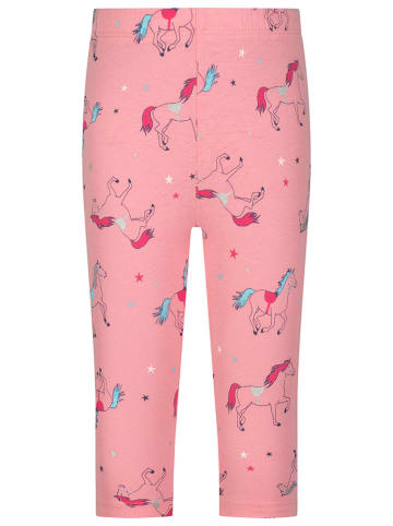 Salt and Pepper Capri-Leggings in Rosa