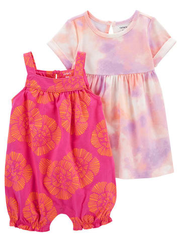 carter's 2-delige outfit oranje/roze