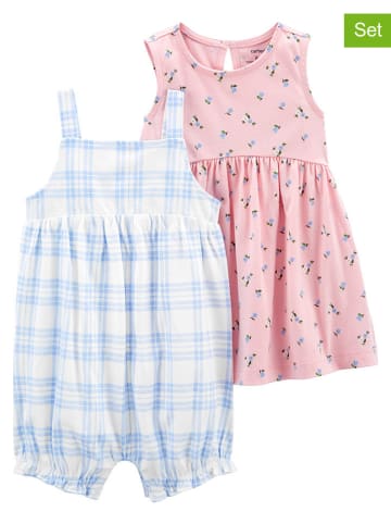 carter's 2-delige outfit blauw/roze