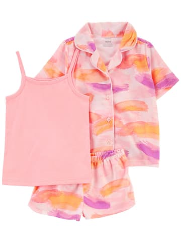 carter's 3-częściowa piżama w kolorze jasnoróżowym