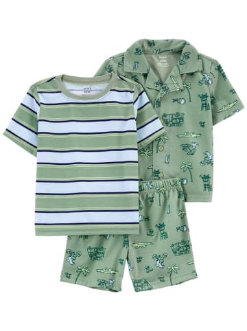 carter's 3-delige pyjama groen/kaki