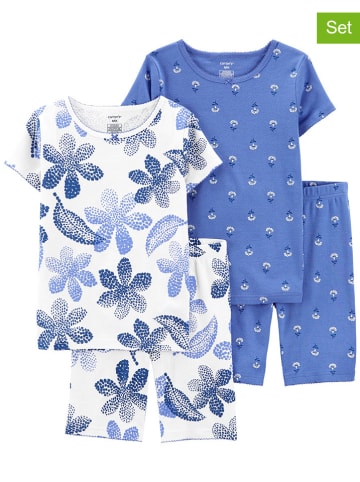 carter's 2-delige set: pyjama's blauw