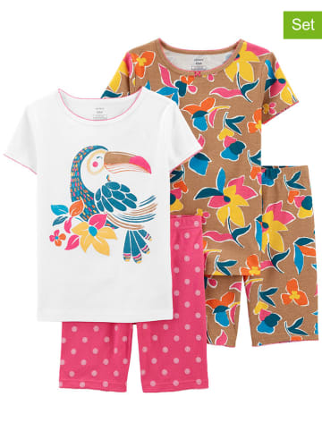 carter's 2-delige set: pyjama's roze/oranje