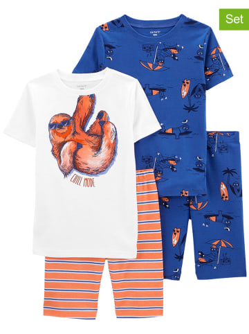 carter's 2-delige set: pyjama's blauw/oranje