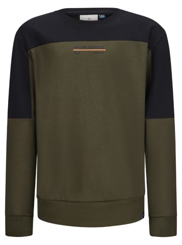 Retour Sweatshirt "Gote" in Khaki/ Dunkelblau