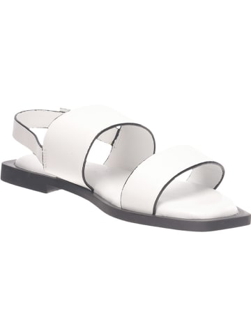 SALAMANDER Skórzane sandały w kolorze białym