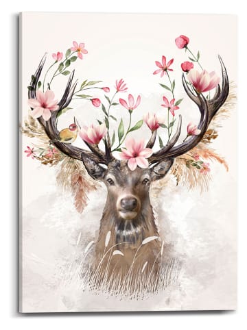 Orangewallz Leinwanddruck "Soft Deer" - (B)50 x (H)70 cm