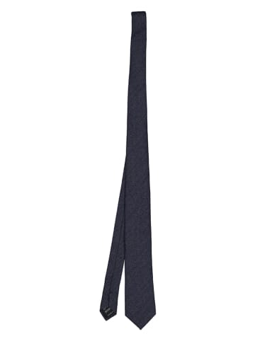 Strellson Stropdas donkerblauw - (L)148 x (B)6 cm