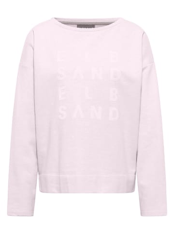 ELBSAND Sweatshirt "Alruna" in Rosa