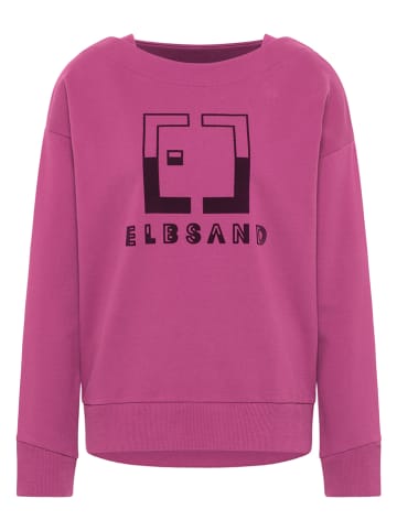 ELBSAND Sweatshirt "Fraya" in Pink