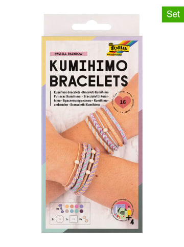 folia PAPER 16-delige armbanden-knutselset "Pastell" meerkleurig