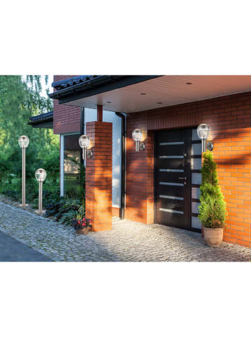 Globo lighting LED-Außenleuchte "Callisto" in Silber - (B)15 x (H)32 cm