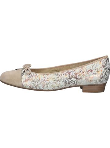 Ara Shoes Leder-Ballerinas in Beige