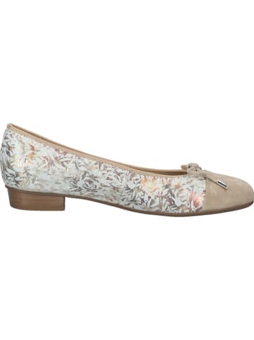 Ara Shoes Leder-Ballerinas in Beige