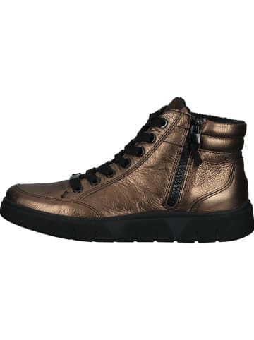Ara Shoes Leren sneakers koperkleurig