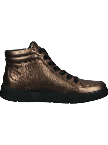 Ara Shoes Leren sneakers koperkleurig